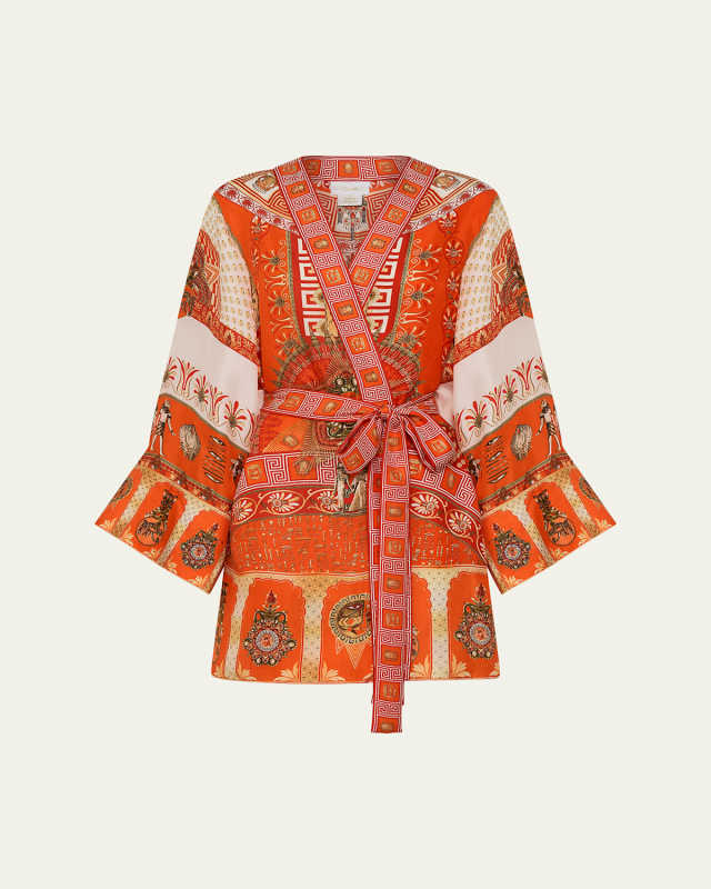 The Obelisk Gate Short Kimono Coverup